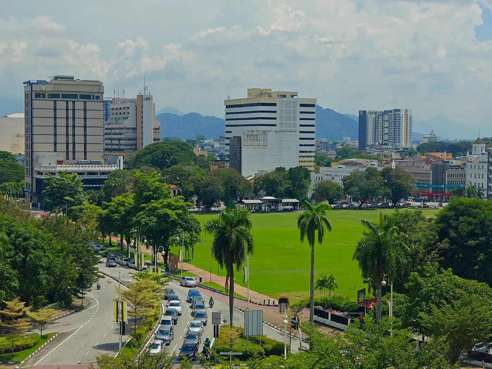 Ipoh skyline or landmark view