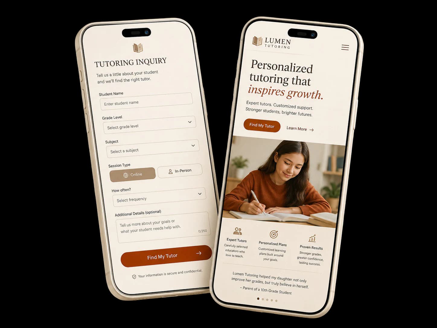 ComboTutors on mobile