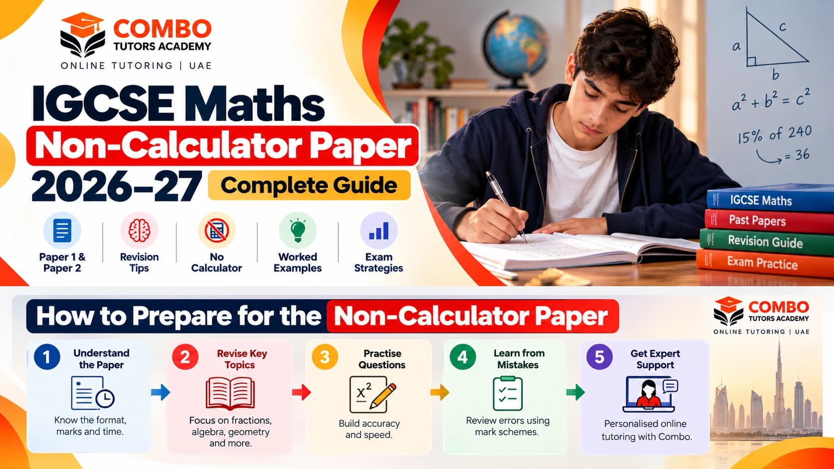 IGCSE Maths non-calculator paper 2026–27 complete guide