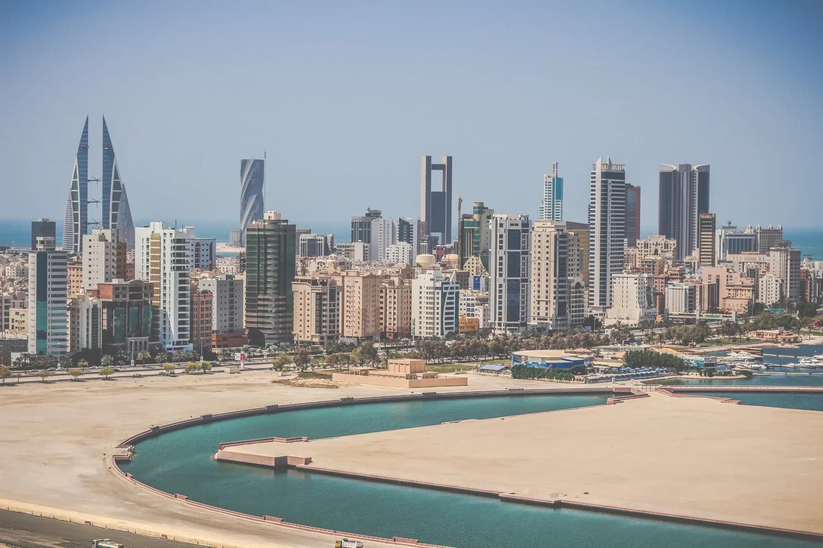Isa Town residential streets, home to Bahrain's most established international schools
