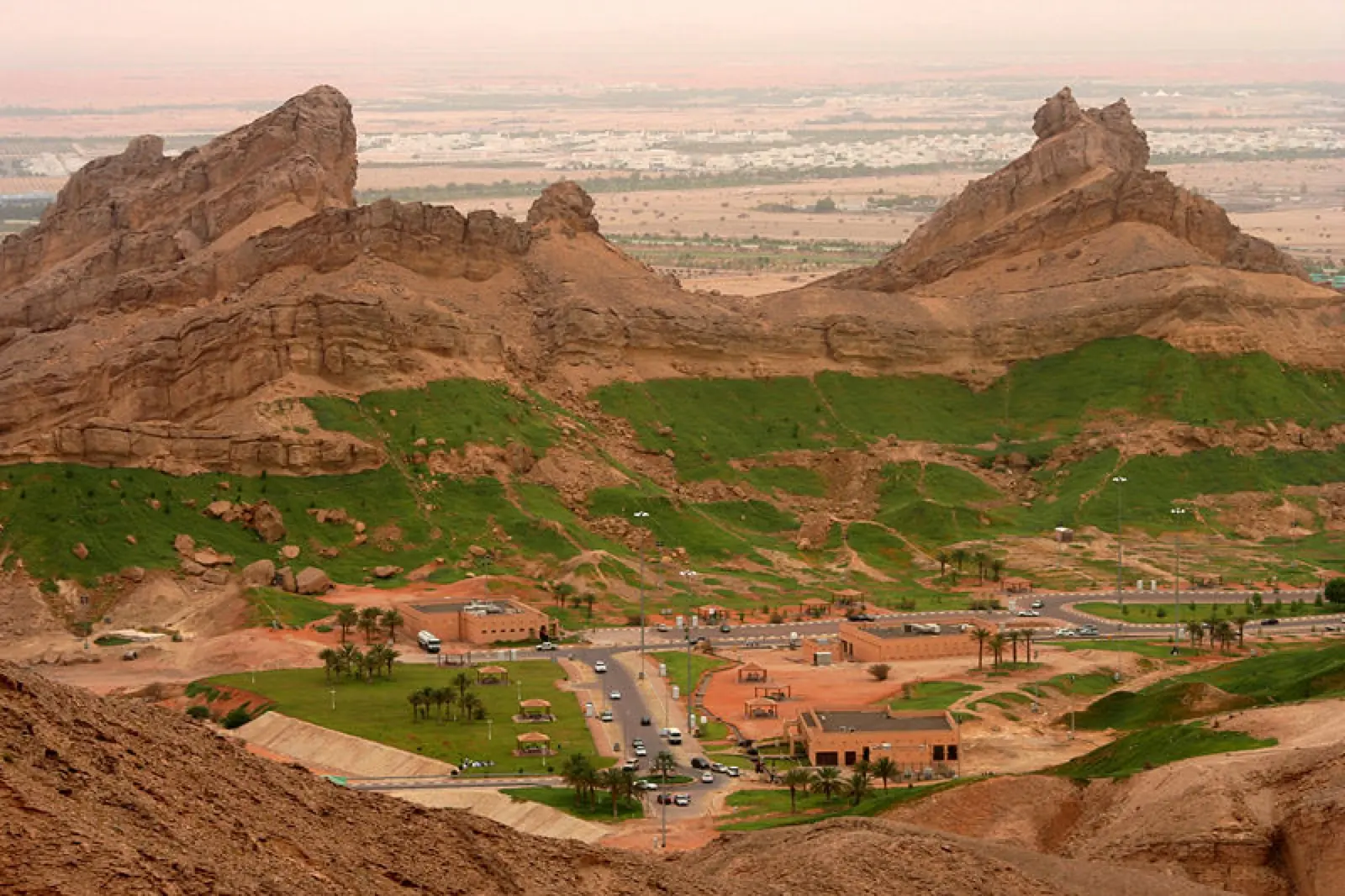 Al Ain skyline or landmark view