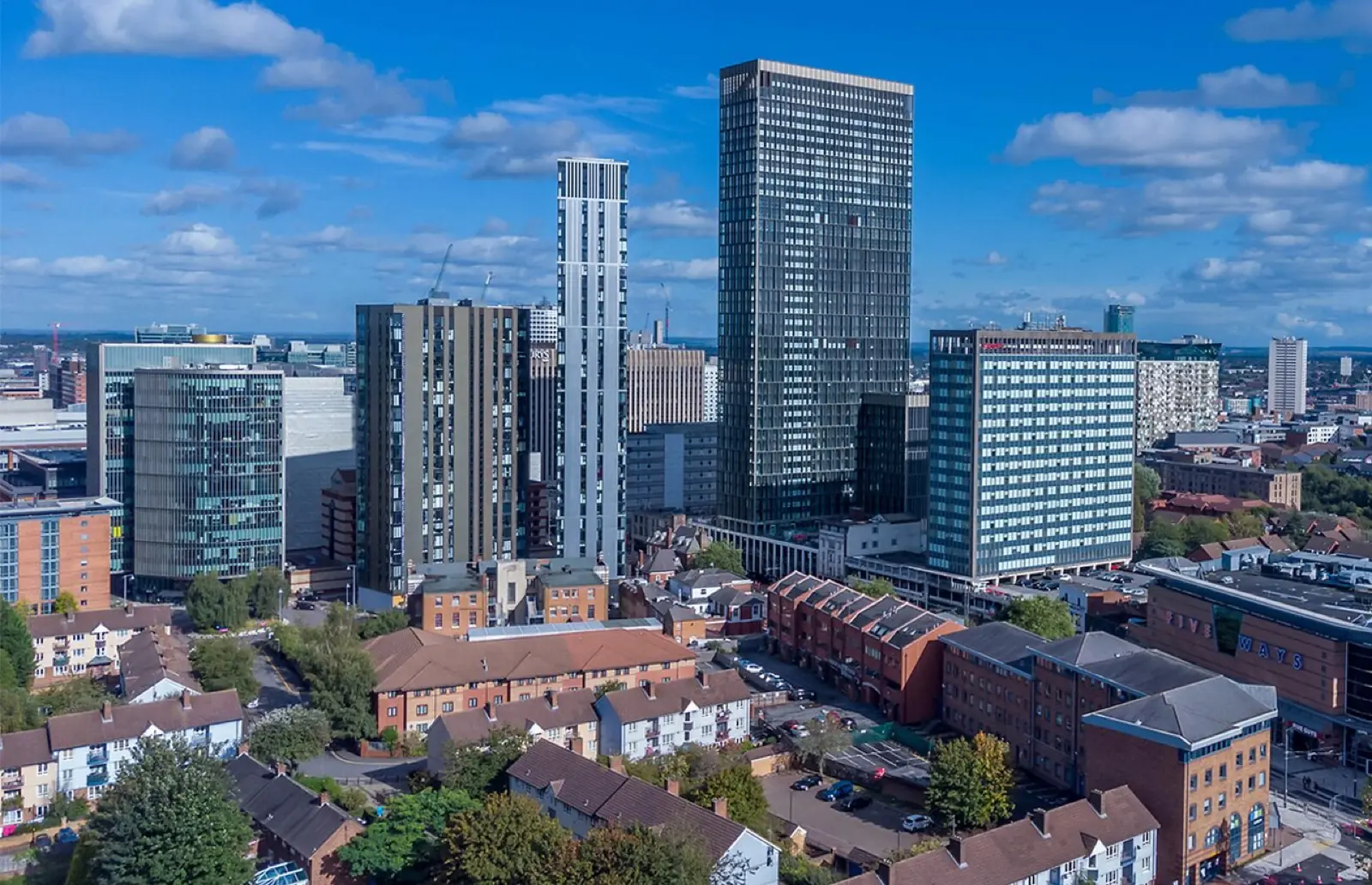 Birmingham skyline or landmark view