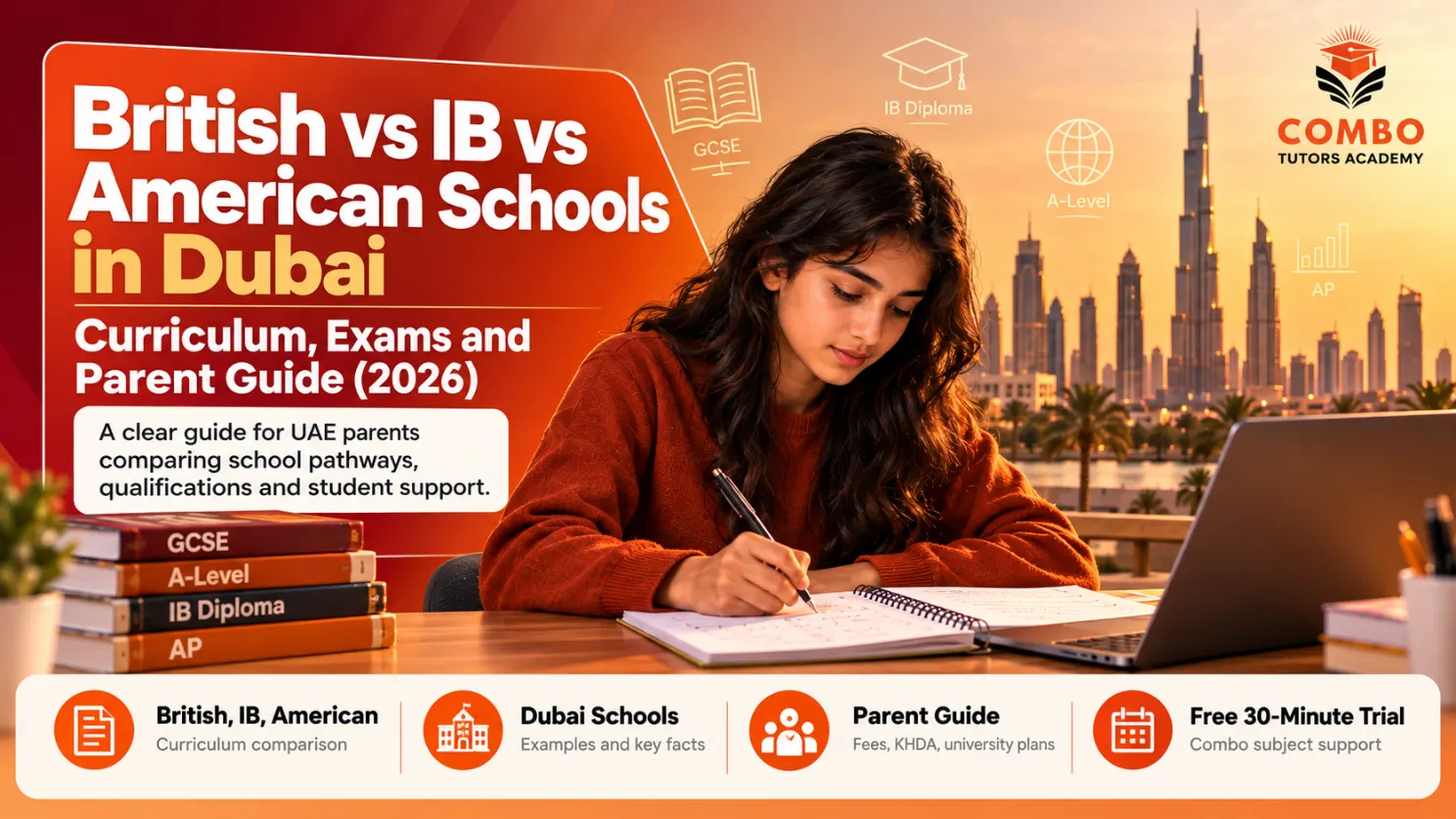 British vs IB vs American Schools in Dubai: Curriculum, Exams and Parent Guide (2026)